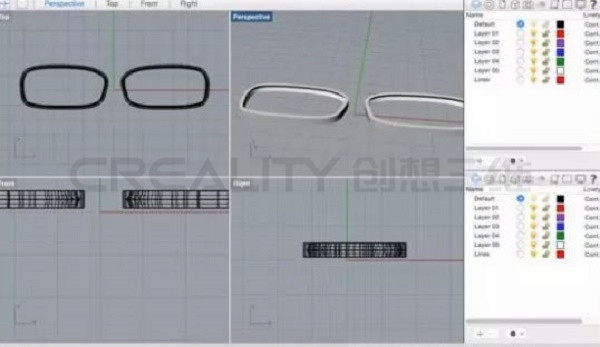 3D打印機專屬定制眼鏡框 3D打印機專屬定制眼鏡框